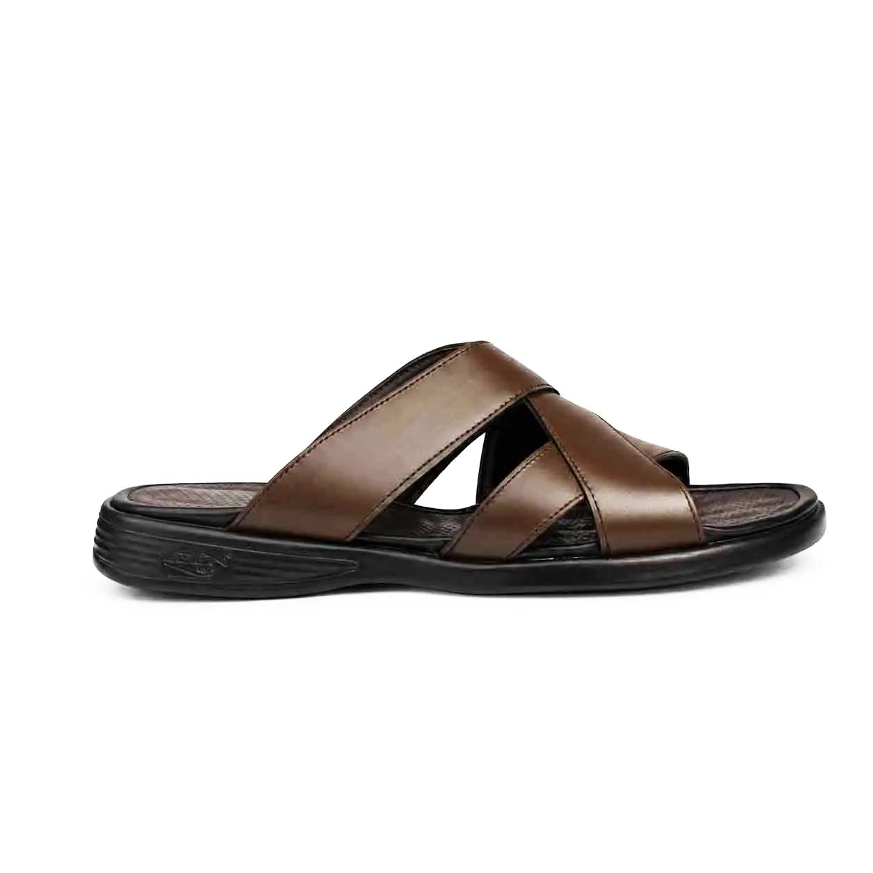 Sandale pour homme 216 marron cuir  miniature